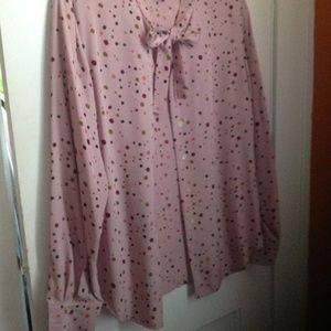 Alfani, Dusty Rose Silk Blouse, SZ 4